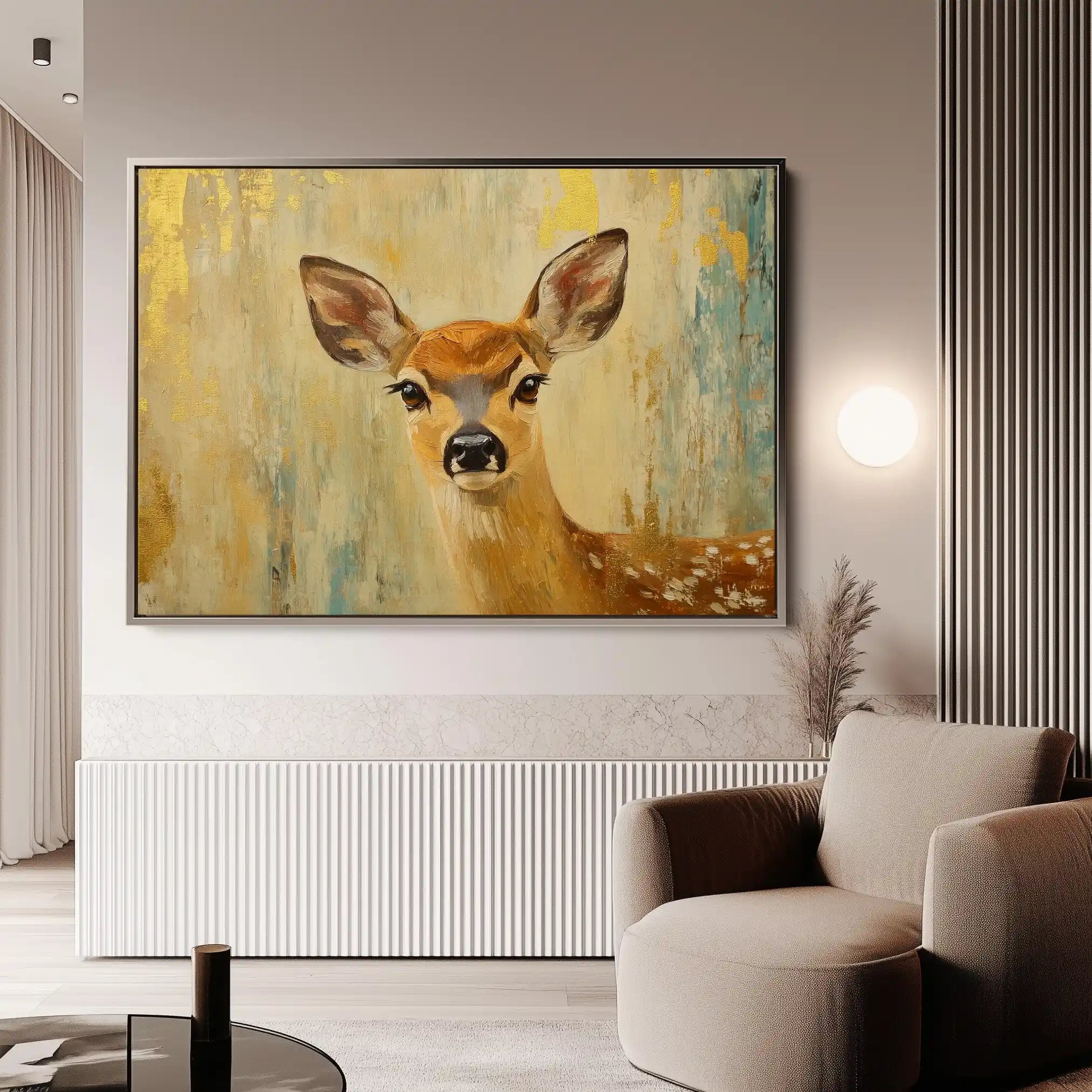 Animals 143 Canvas Art 60 x 40 cm / Black