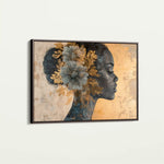 Portrait 143 Canvas Art 60 x 40 cm / Black