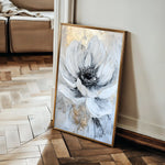 Floral 1436 Canvas Art 60 x 40 cm / Black