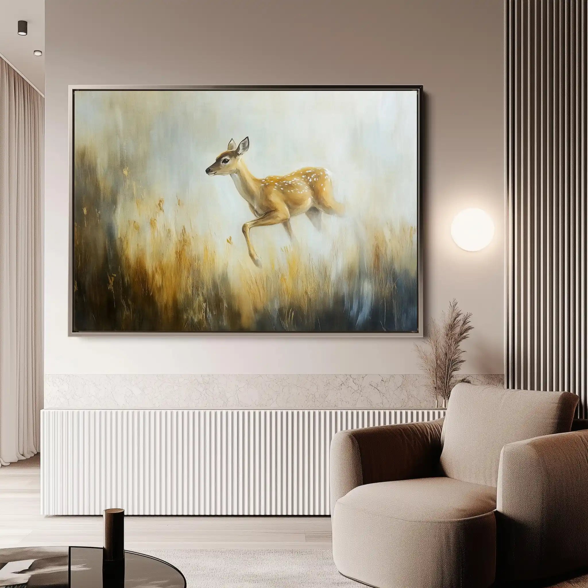 Animals 145 Canvas Art 60 x 40 cm / Black