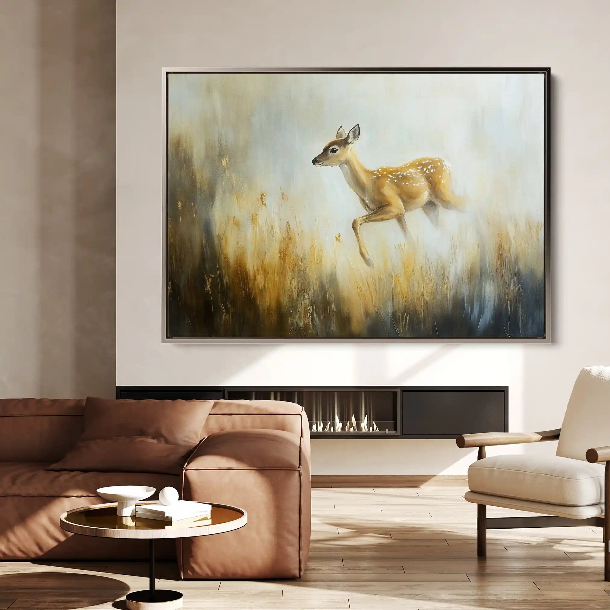 Animals 145 Canvas Art 60 x 40 cm / Black