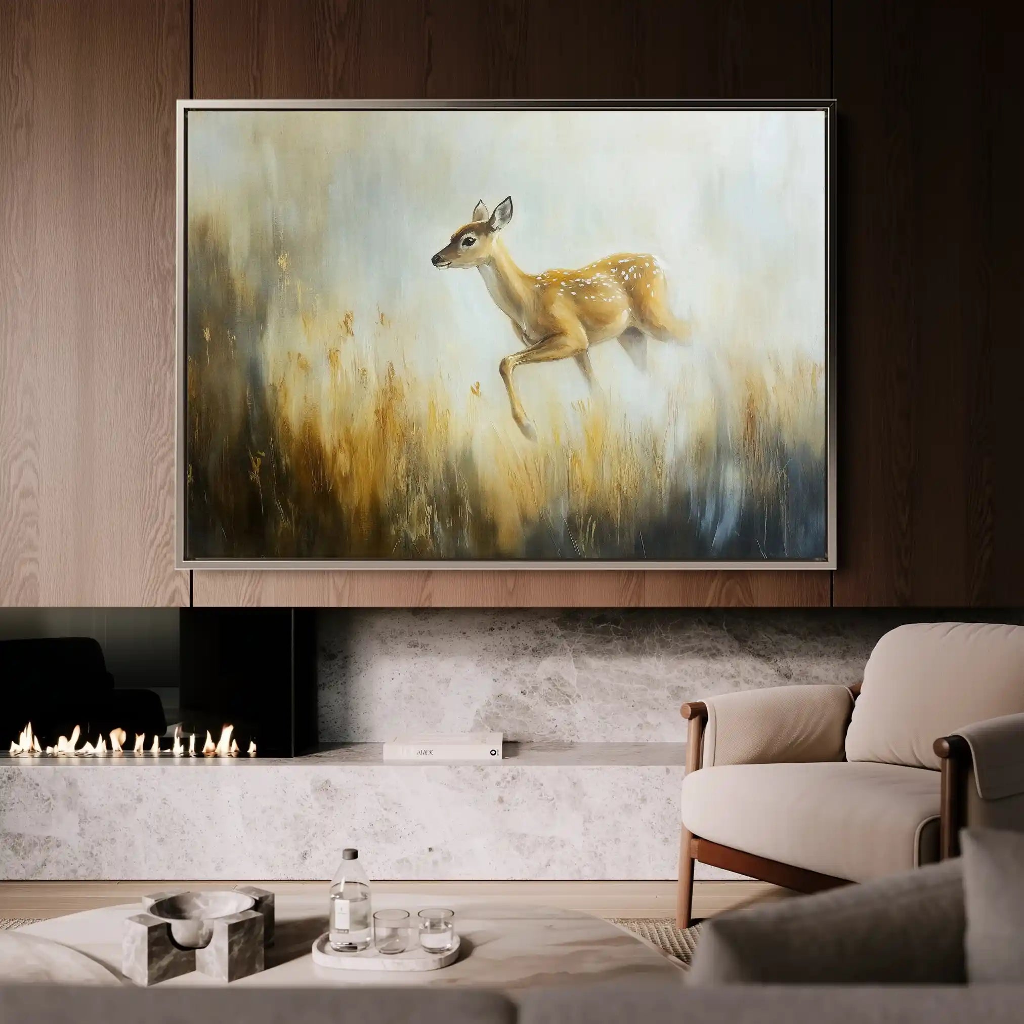 Animals 145 Canvas Art 60 x 40 cm / Black