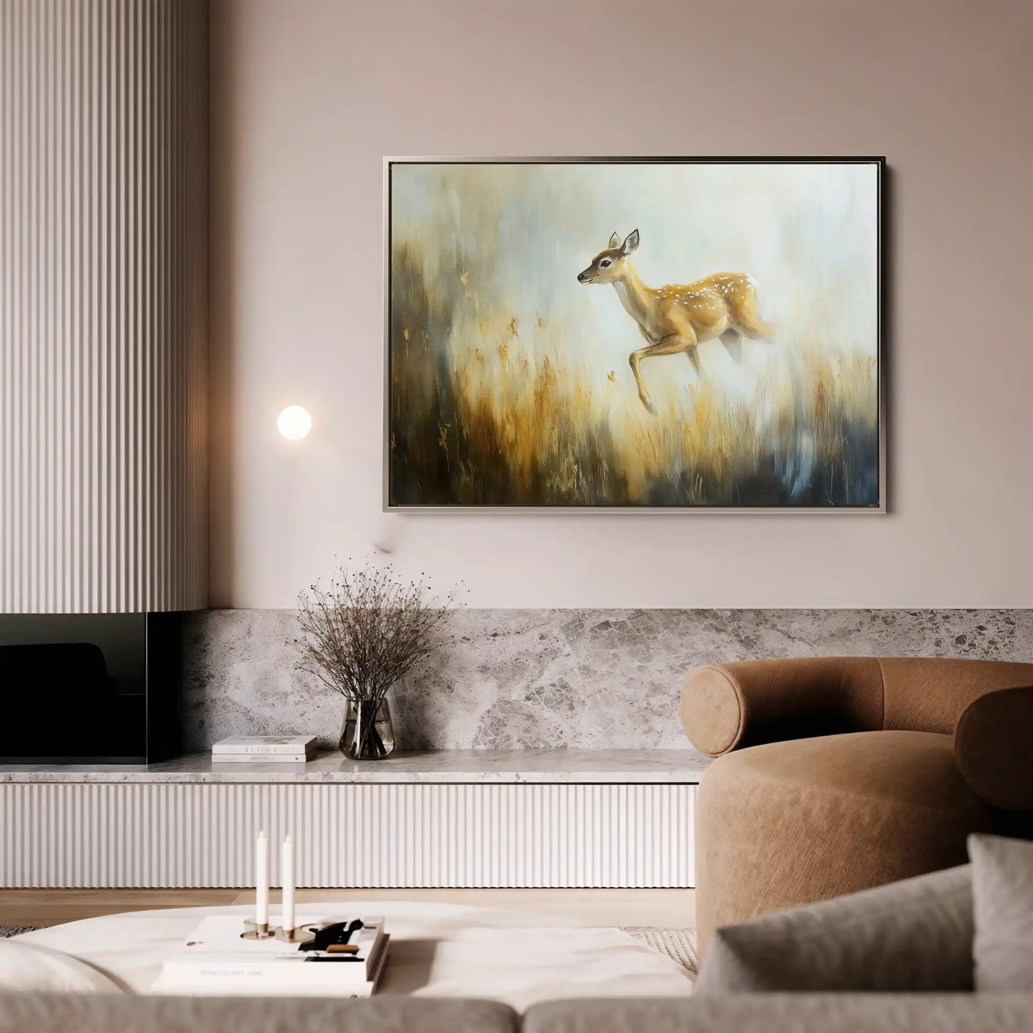 Animals 145 Canvas Art 60 x 40 cm / Black
