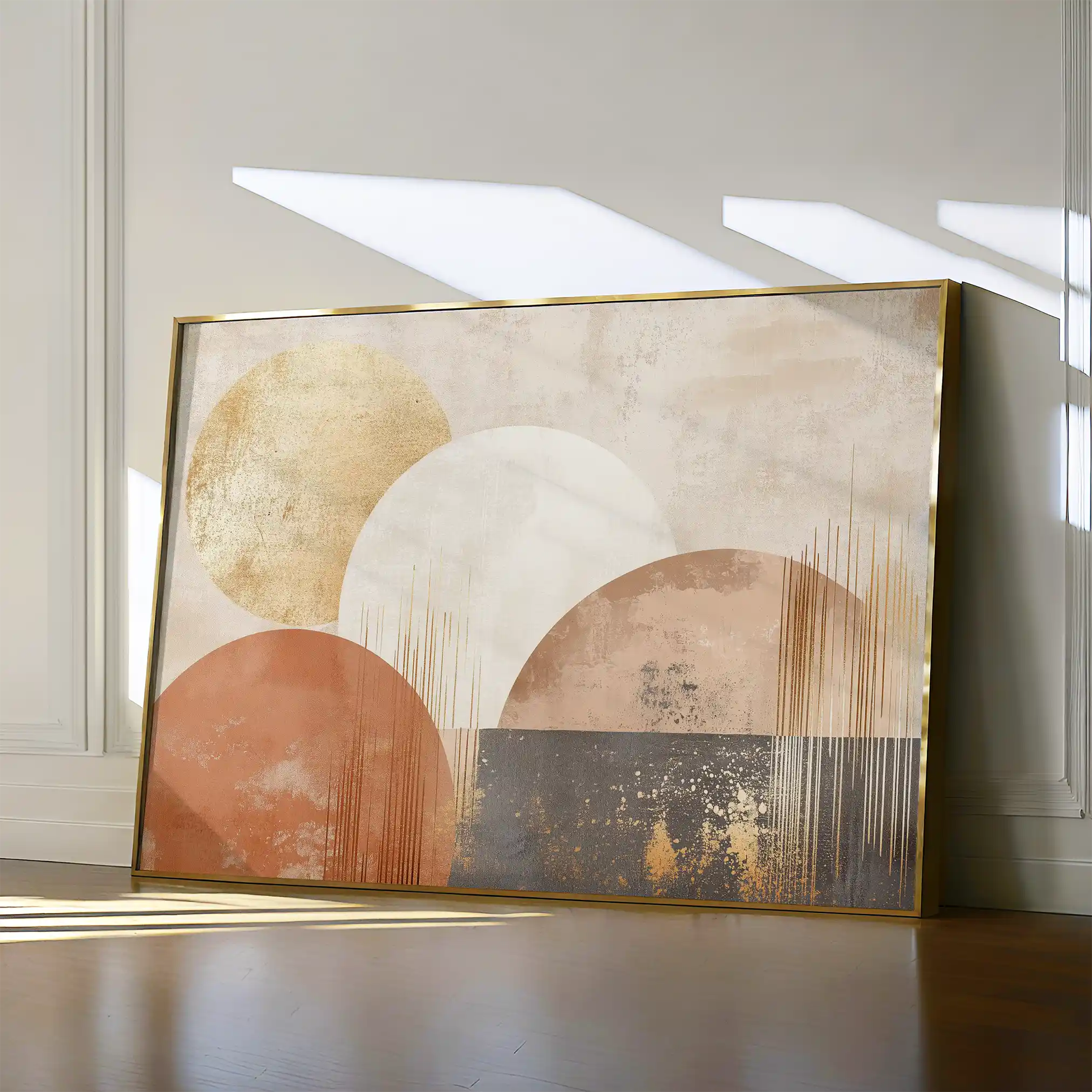 Boho 145 Canvas Art 60 x 40 cm / Black