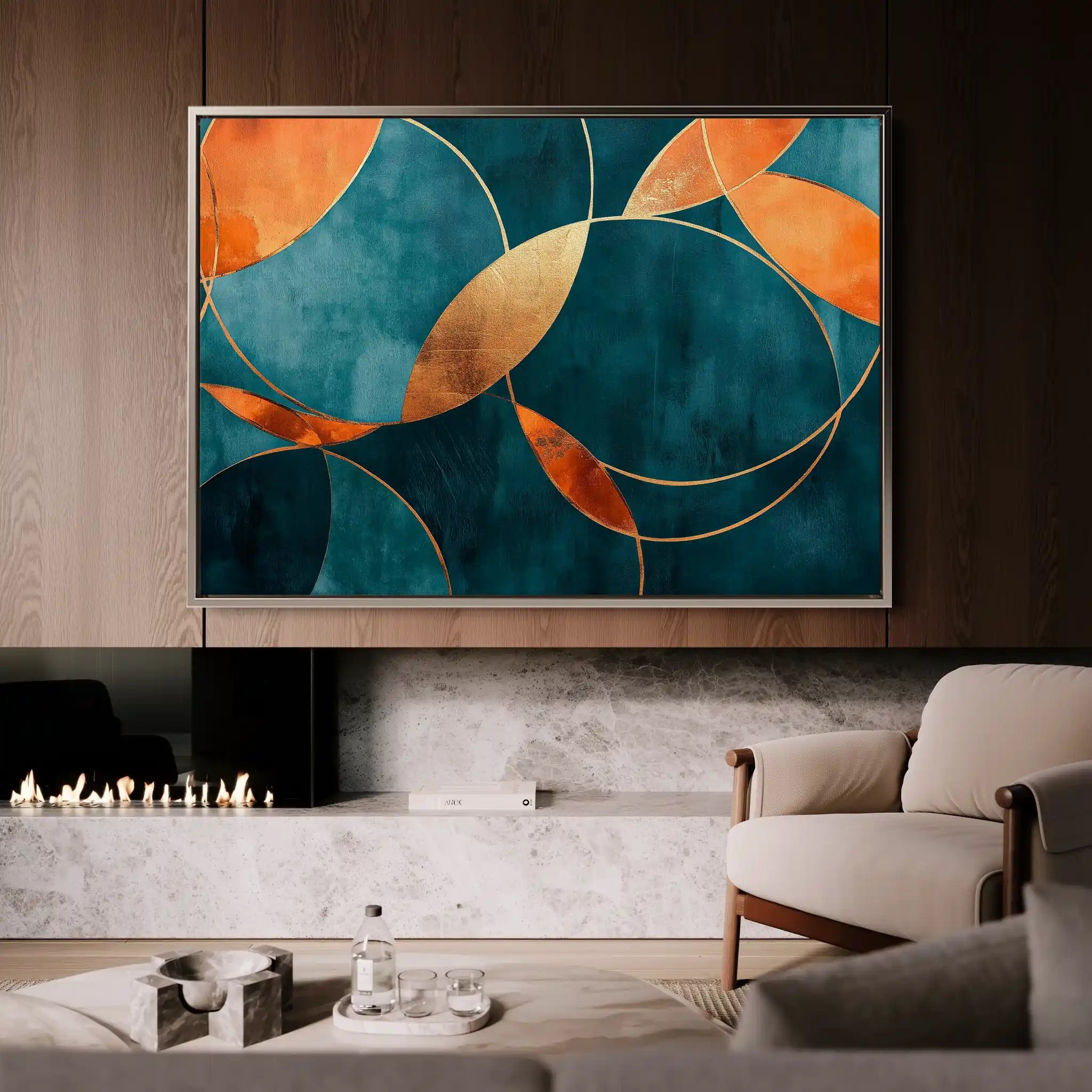 Boho 146 Canvas Art 60 x 40 cm / Black