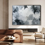Abstract 1462 Canvas Art 60 x 40 cm / Black