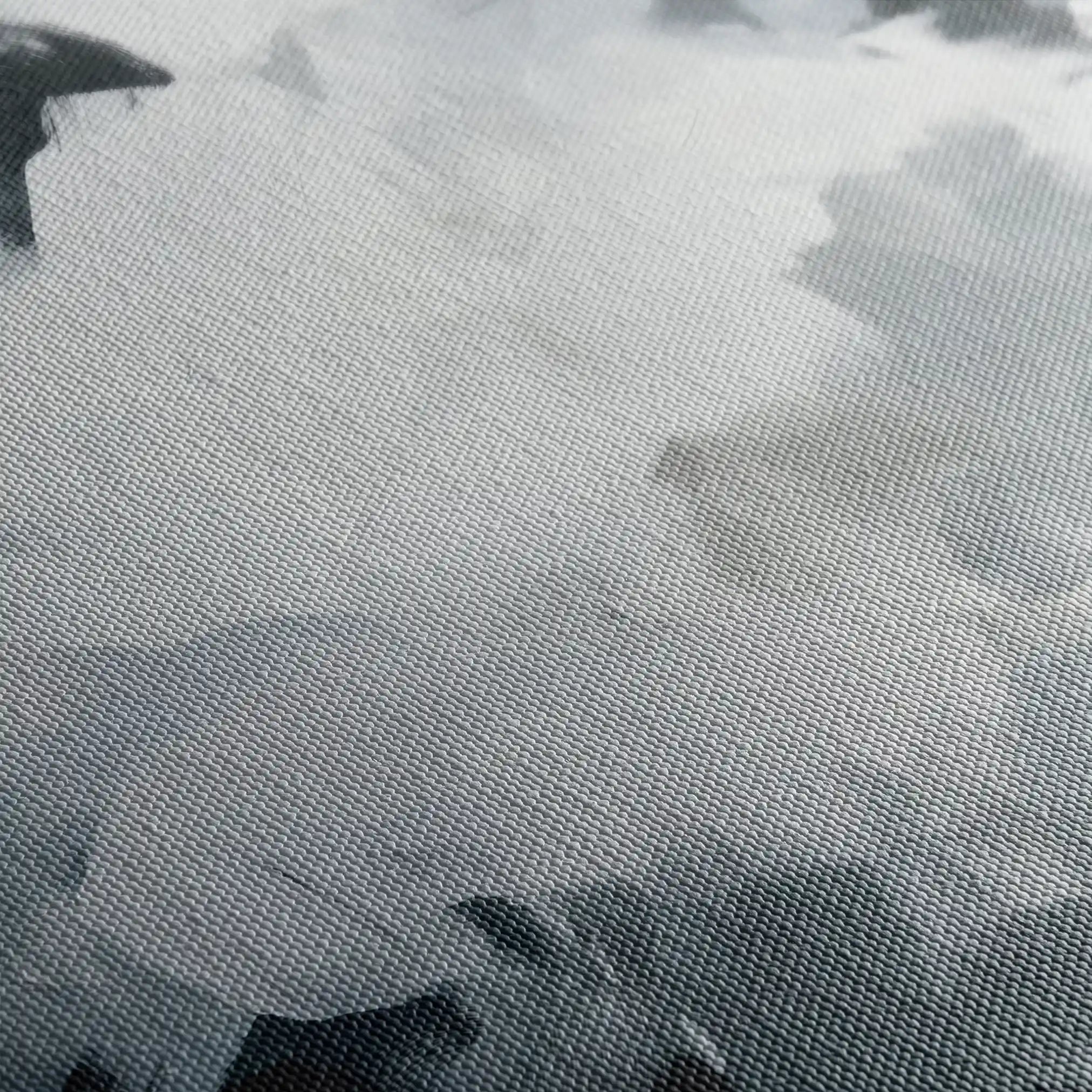 Abstract 1462 Canvas Art 60 x 40 cm / Black