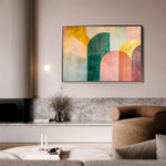 Boho 147 Canvas Art 60 x 40 cm / Black