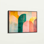 Boho 147 Canvas Art 60 x 40 cm / Black