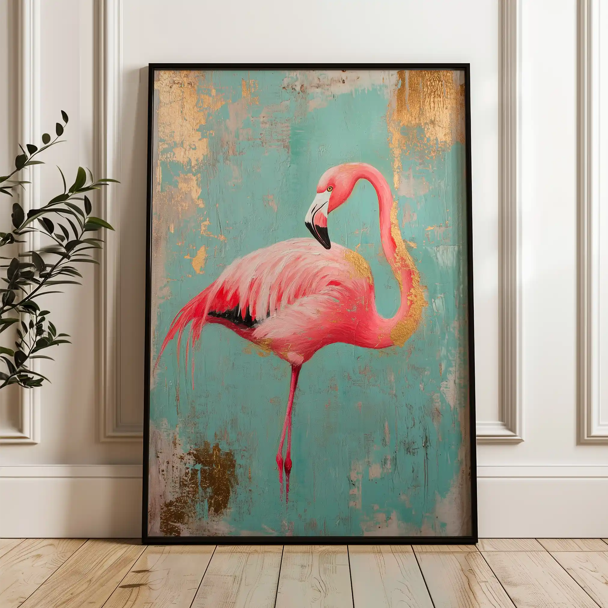 Animals 148 Canvas Art 60 x 40 cm / Black