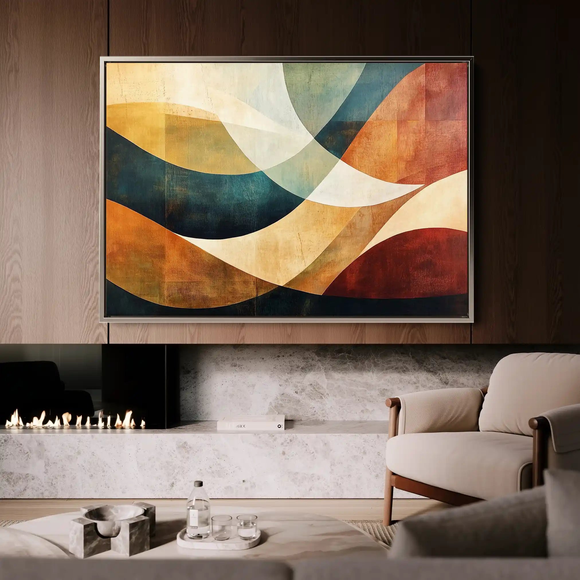 Boho 148 Canvas Art 60 x 40 cm / Black