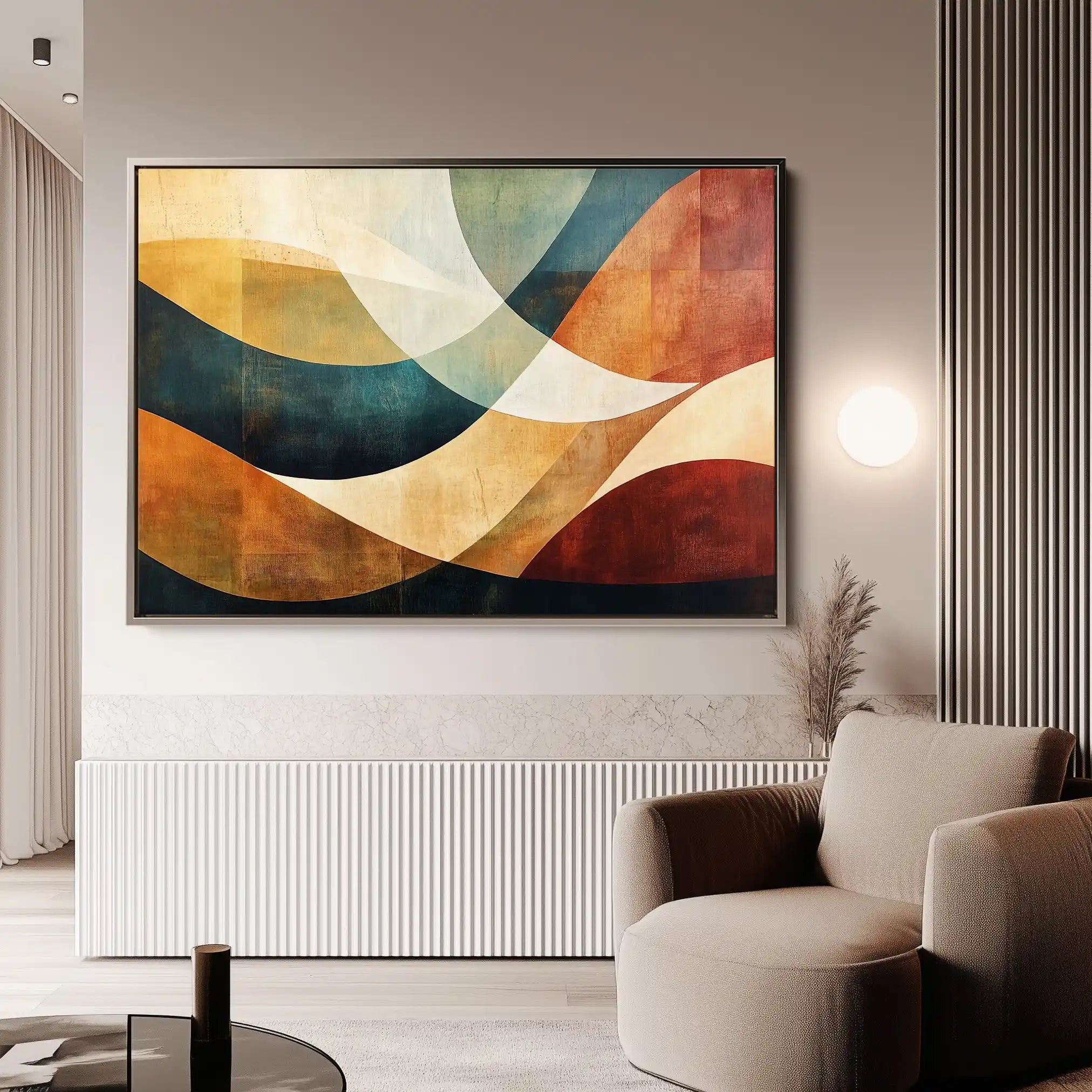 Boho 148 Canvas Art 60 x 40 cm / Black