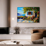 Landscape 148 Canvas Art 60 x 40 cm / Black