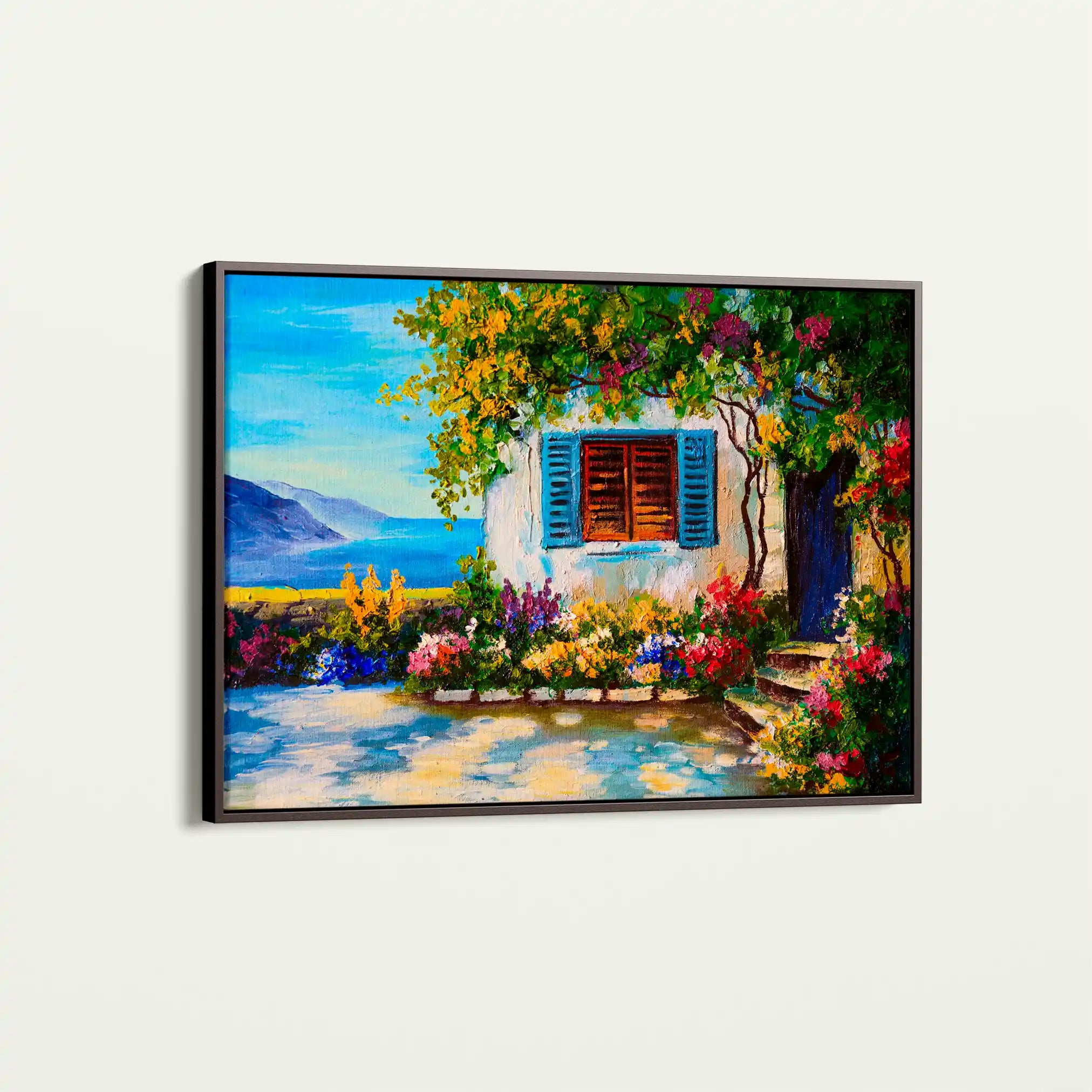 Landscape 148 Canvas Art 60 x 40 cm / Black