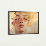 Portrait 148 Canvas Art 60 x 40 cm / Black