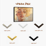 Portrait 148 Canvas Art 60 x 40 cm / Black