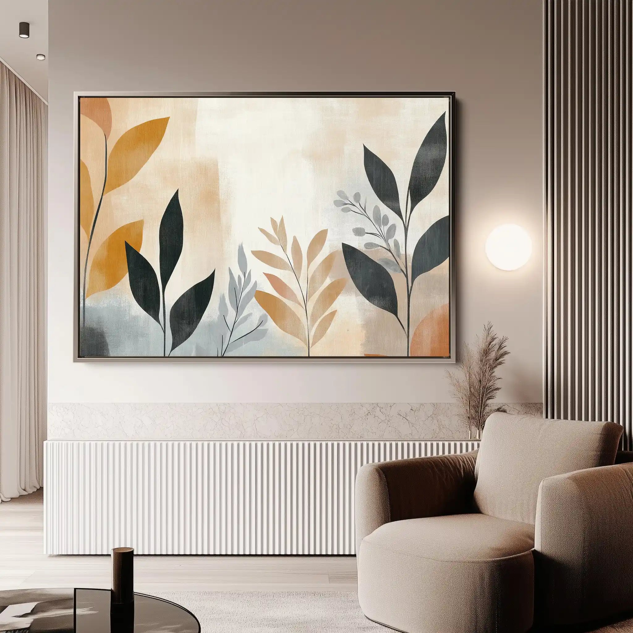 Boho 149 Canvas Art 60 x 40 cm / Black