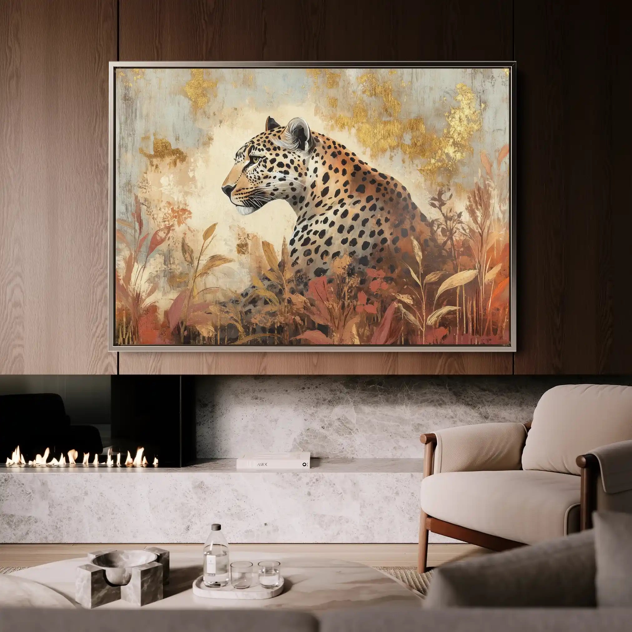 Animals 150 Canvas Art 60 x 40 cm / Black