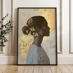 Portrait 150 Canvas Art 60 x 40 cm / Black