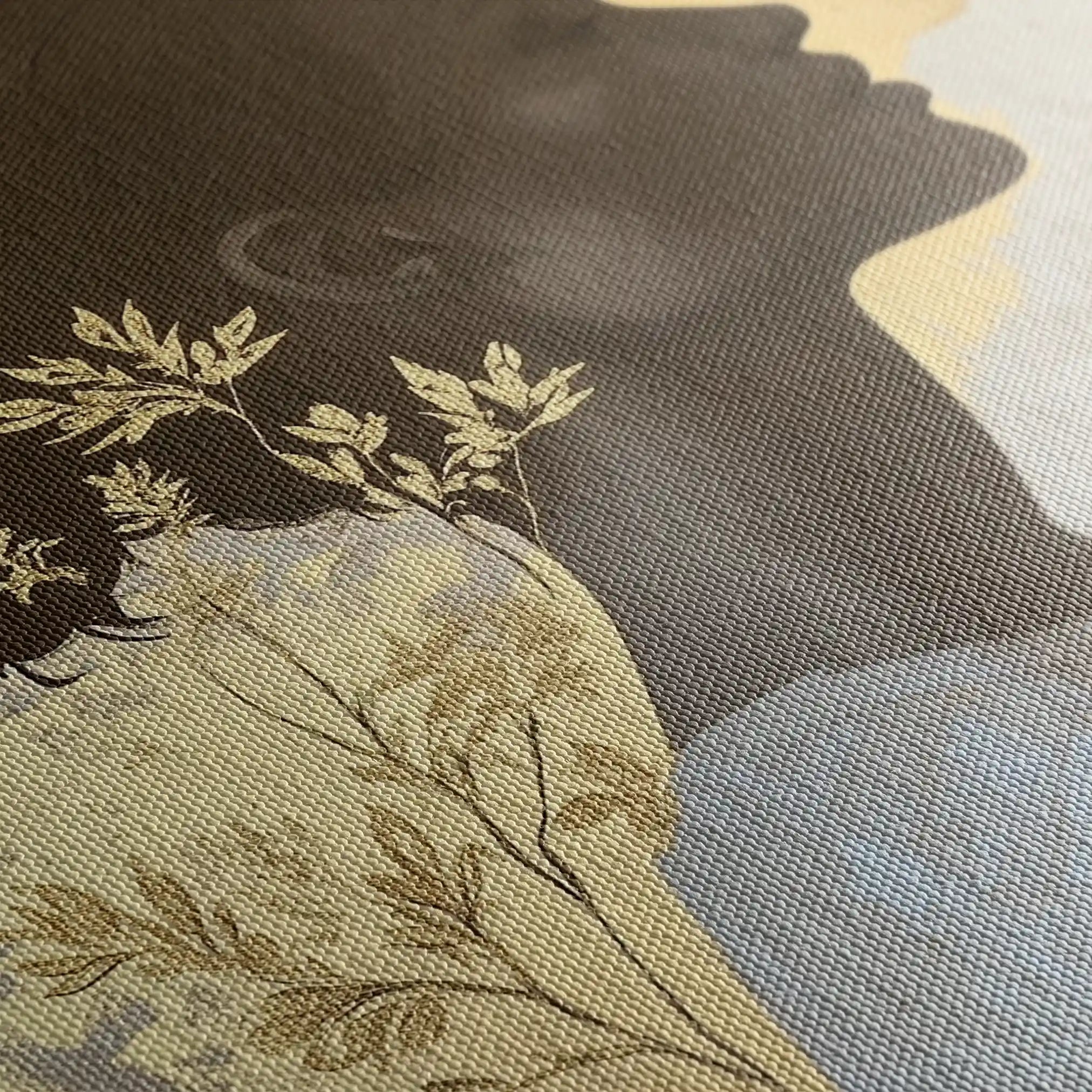 Portrait 150 Canvas Art 60 x 40 cm / Black