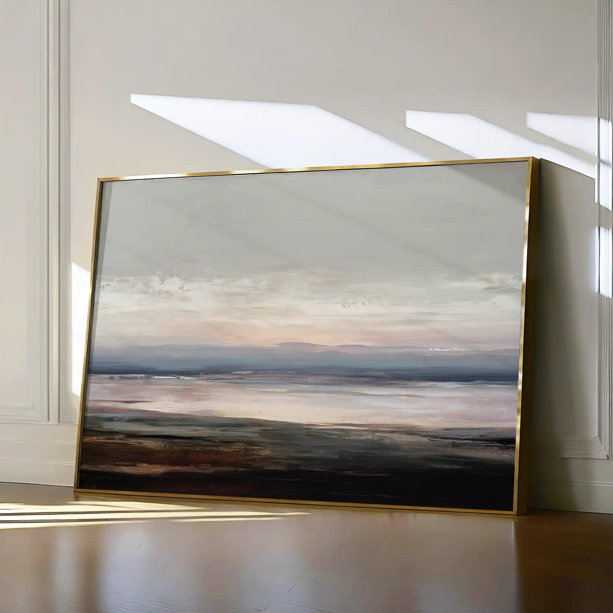 Abstract 1503 Canvas Art 60 x 40 cm / Black