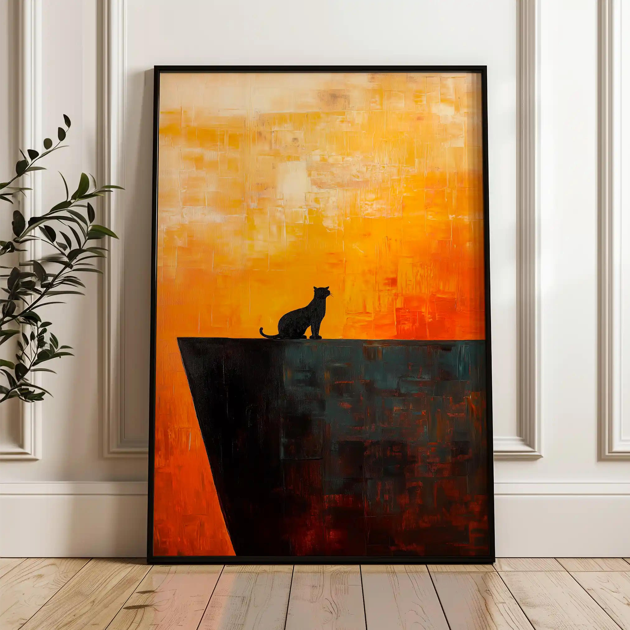 Animals 151 Canvas Art 60 x 40 cm / Black
