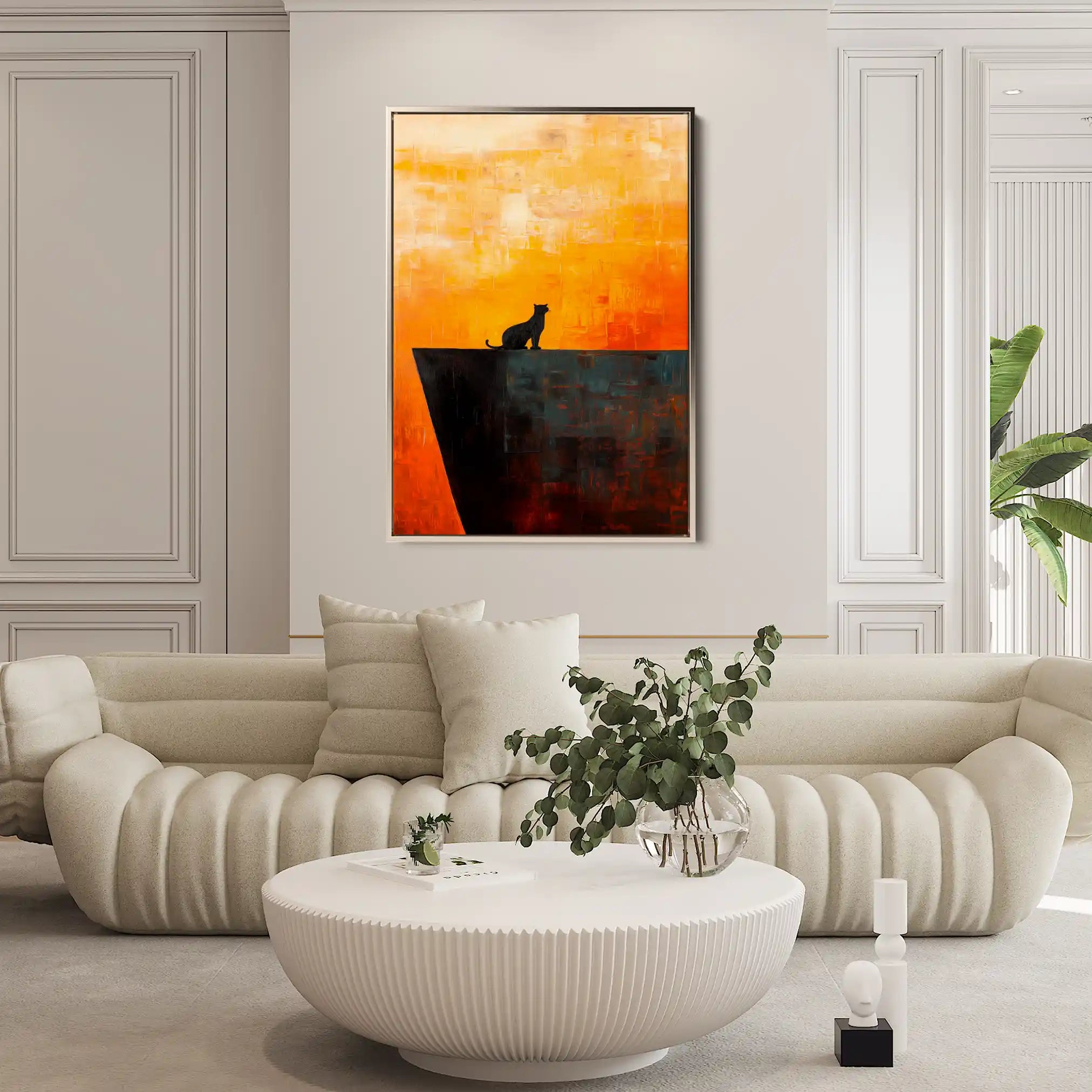 Animals 151 Canvas Art 60 x 40 cm / Black