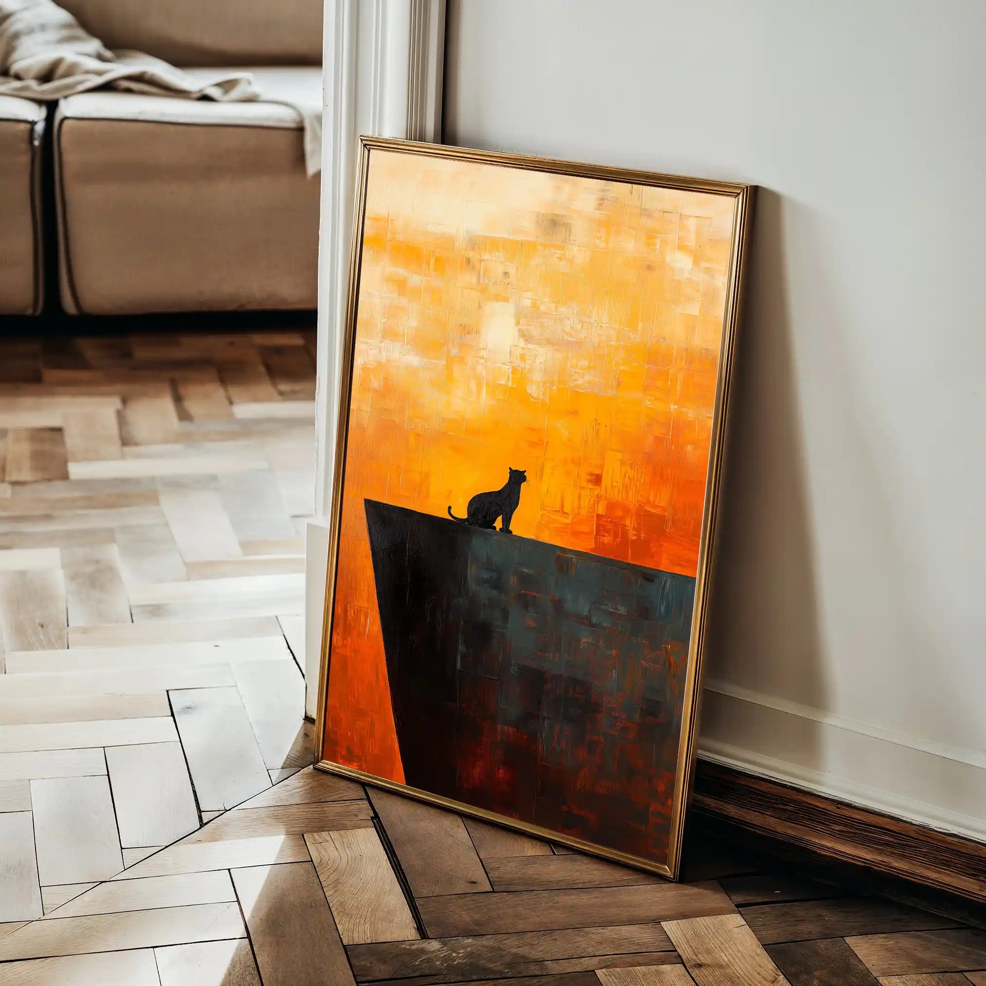 Animals 151 Canvas Art 60 x 40 cm / Black