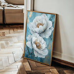 Floral 1519 Canvas Art 60 x 40 cm / Black