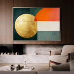 Boho 152 Canvas Art 60 x 40 cm / Black