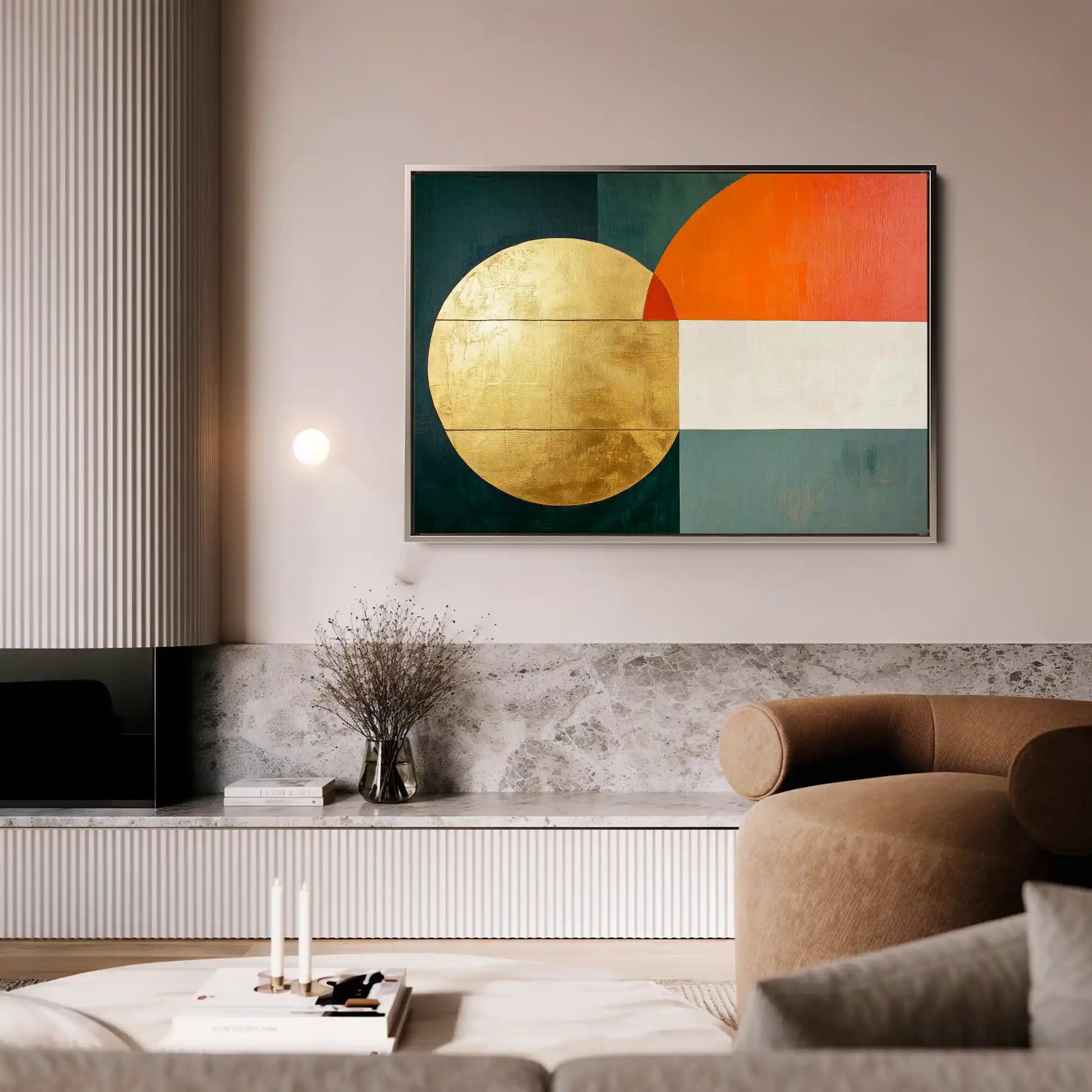 Boho 152 Canvas Art 60 x 40 cm / Black