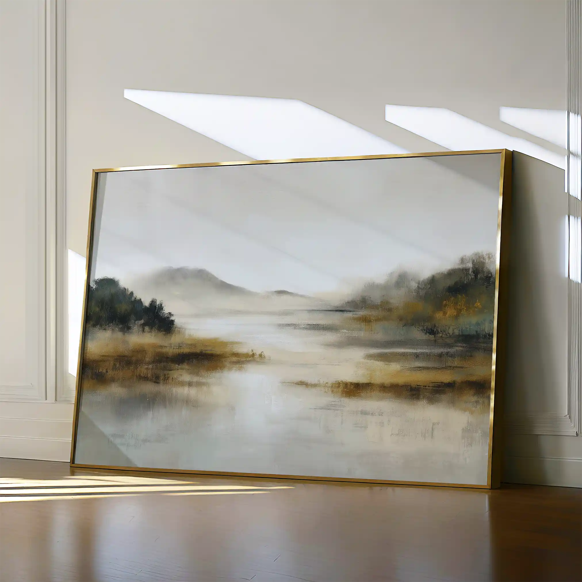 Abstract 1529 Canvas Art 60 x 40 cm / Black