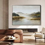 Abstract 1529 Canvas Art 60 x 40 cm / Black
