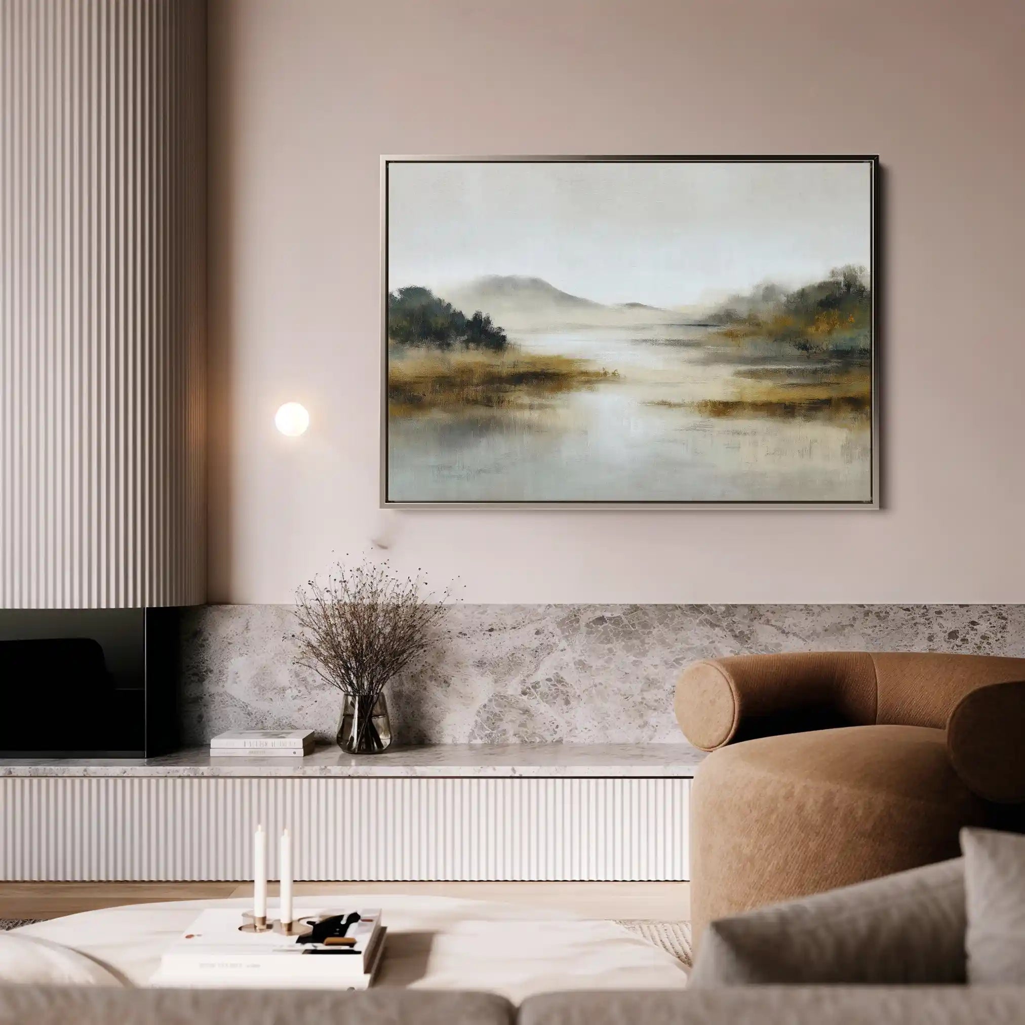 Abstract 1529 Canvas Art 60 x 40 cm / Black