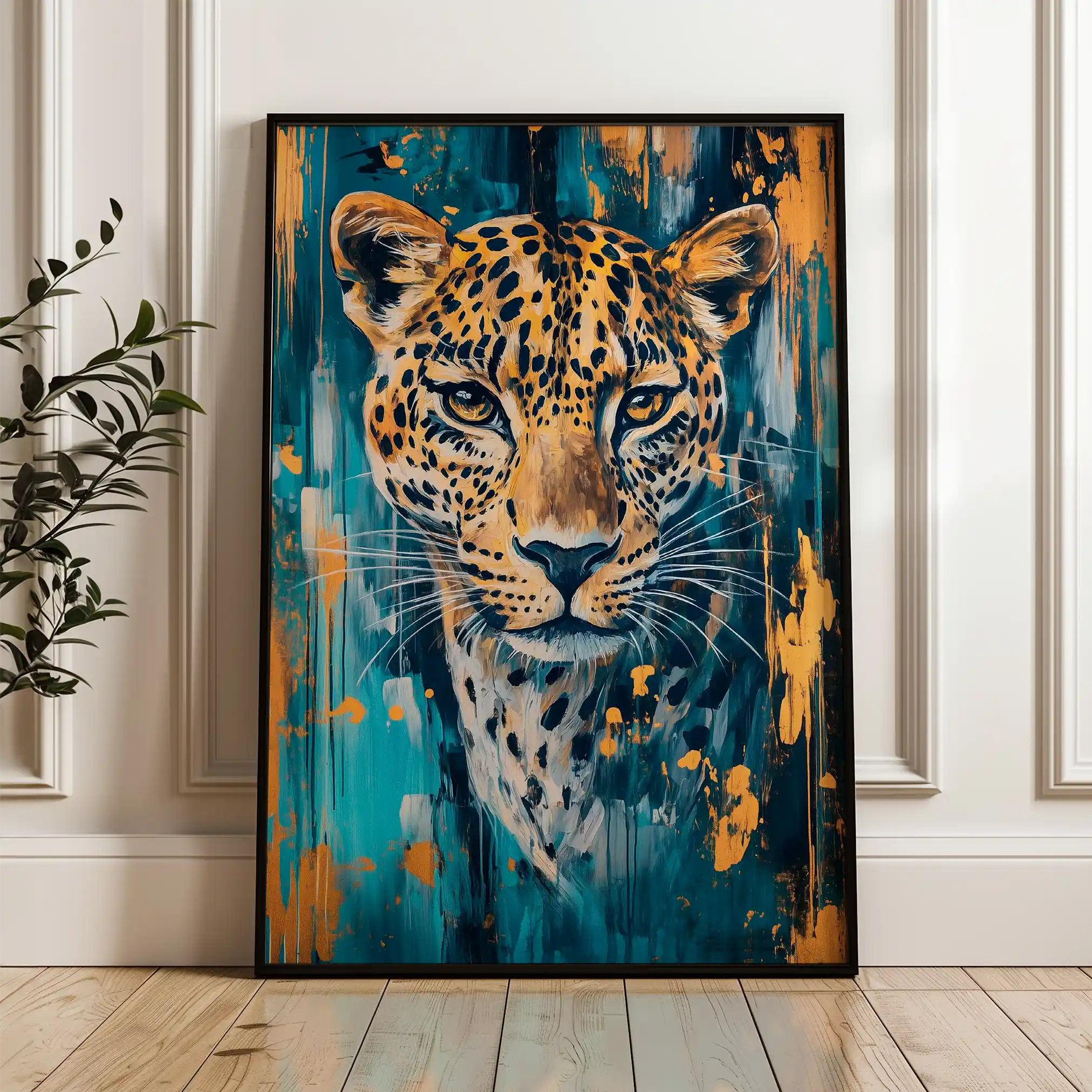 Animals 153 Canvas Art 60 x 40 cm / Black
