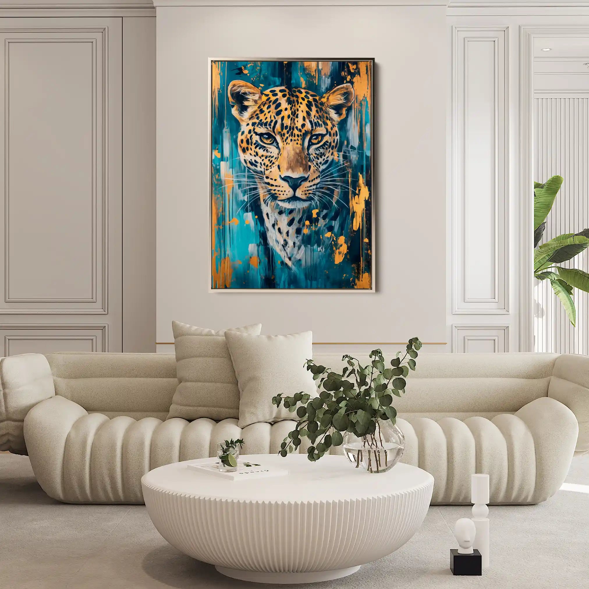 Animals 153 Canvas Art 60 x 40 cm / Black