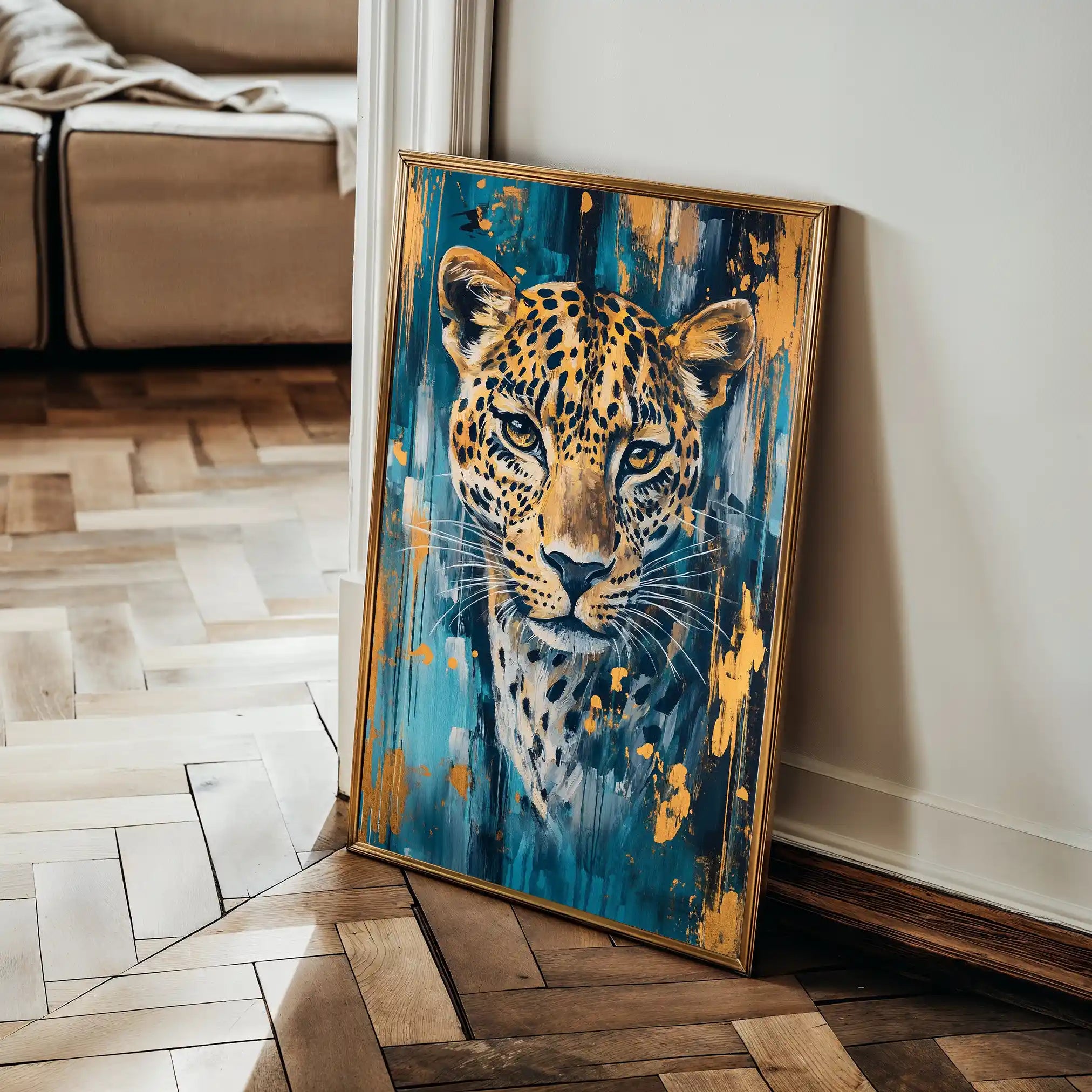 Animals 153 Canvas Art 60 x 40 cm / Black