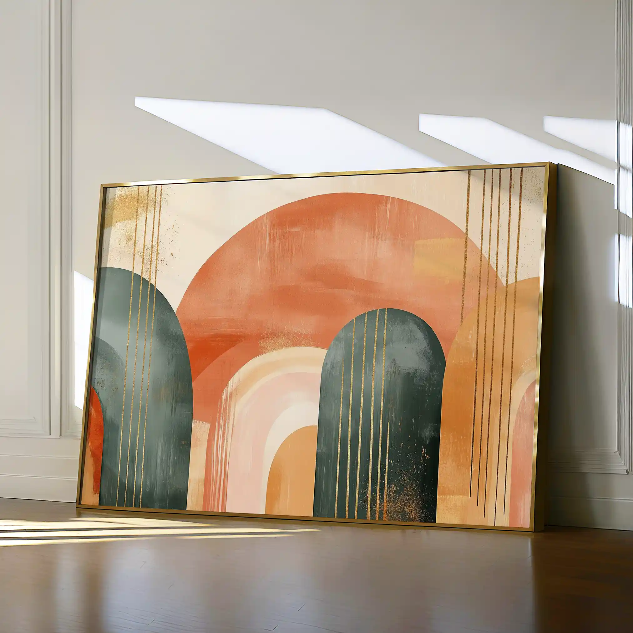 Boho 153 Canvas Art 60 x 40 cm / Black