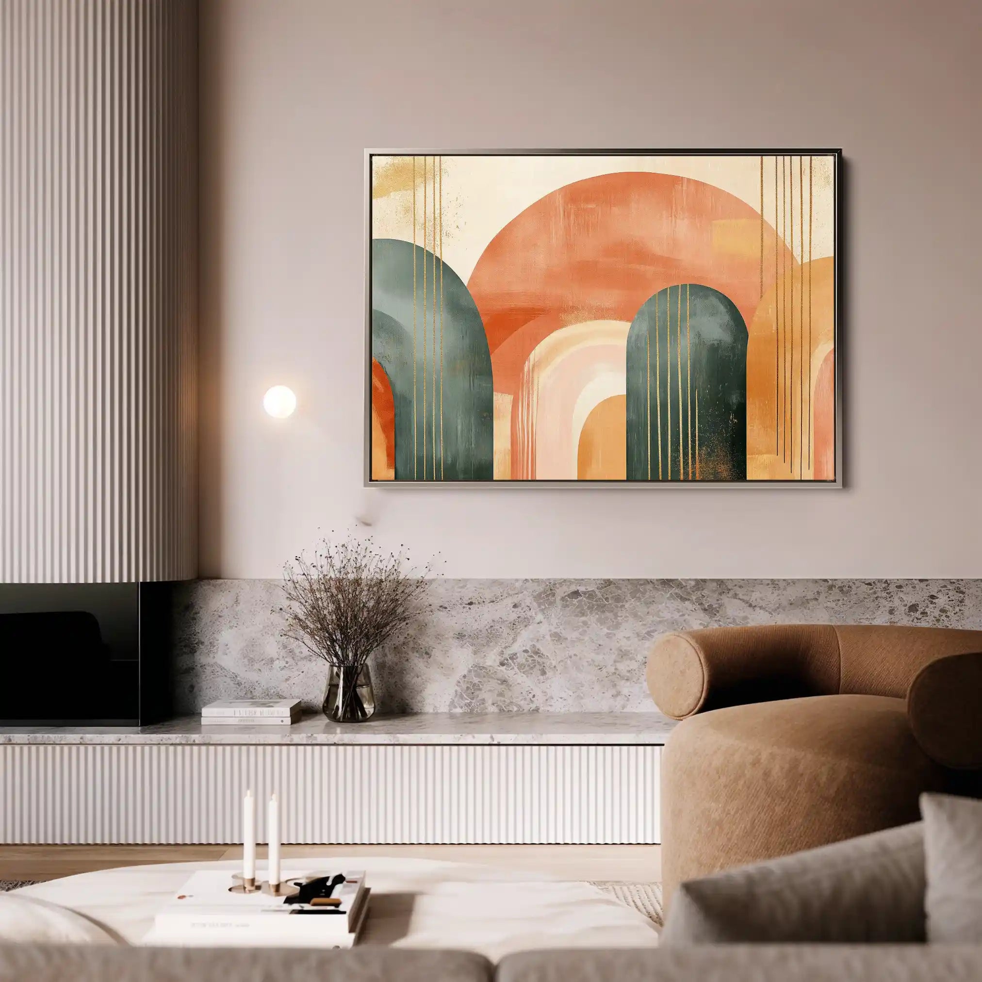 Boho 153 Canvas Art 60 x 40 cm / Black