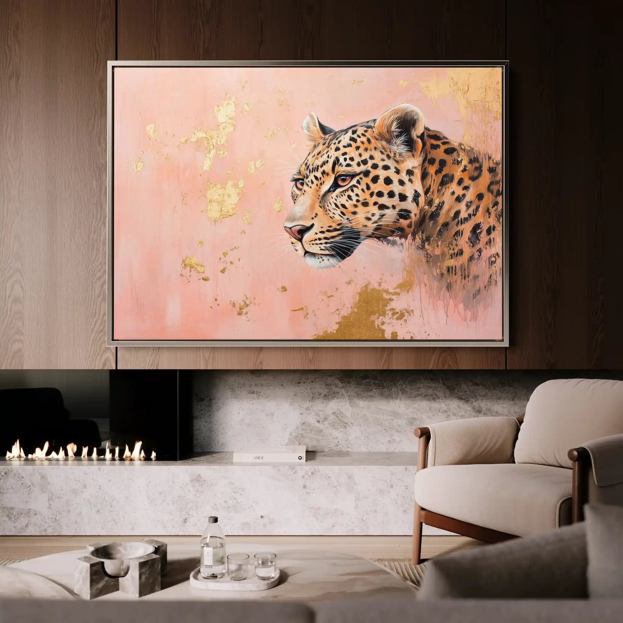 Animals 154 Canvas Art 60 x 40 cm / Black