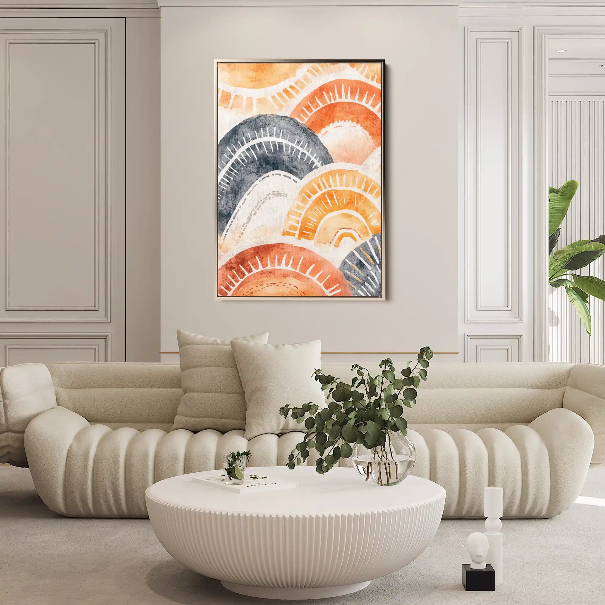 Boho 154 Canvas Art 60 x 40 cm / Black