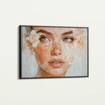 Portrait 157 Canvas Art 60 x 40 cm / Black