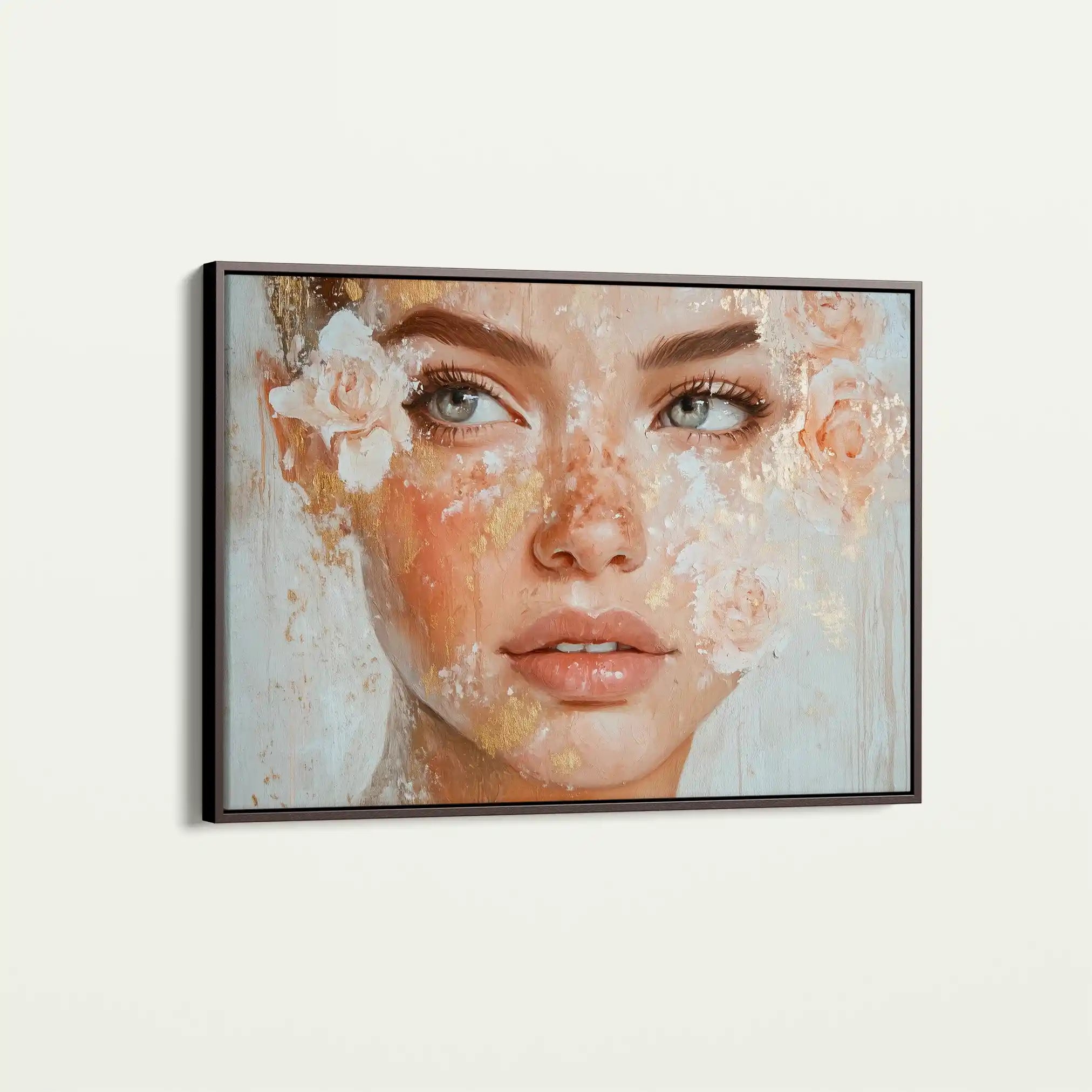 Portrait 157 Canvas Art 60 x 40 cm / Black