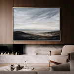 Abstract 1585 Canvas Art 60 x 40 cm / Black