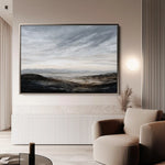 Abstract 1585 Canvas Art 60 x 40 cm / Black