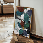 Floral 159 Canvas Art 60 x 40 cm / Black