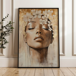 Portrait 159 Canvas Art 60 x 40 cm / Black