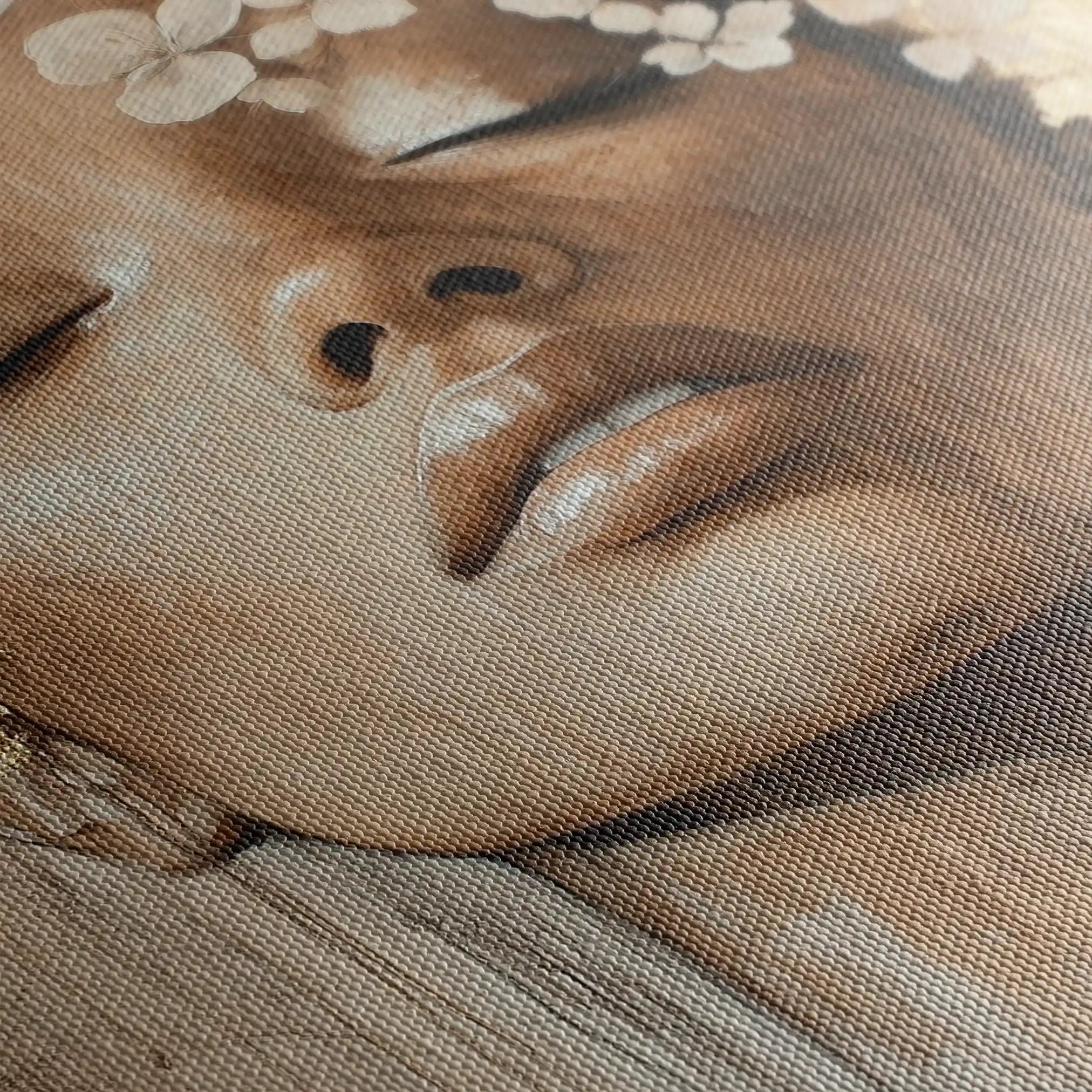 Portrait 159 Canvas Art 60 x 40 cm / Black