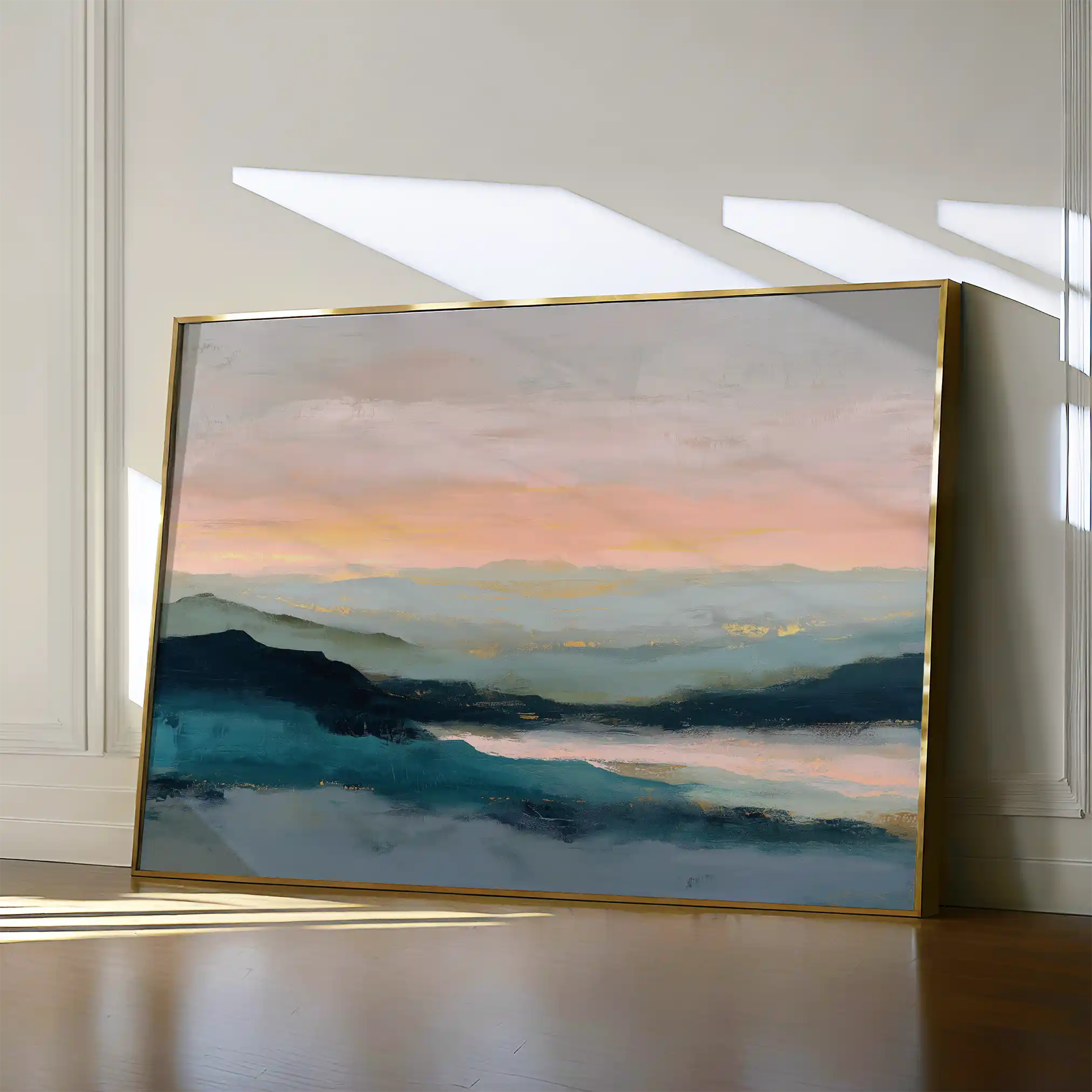 Abstract 1590 Canvas Art 60 x 40 cm / Black