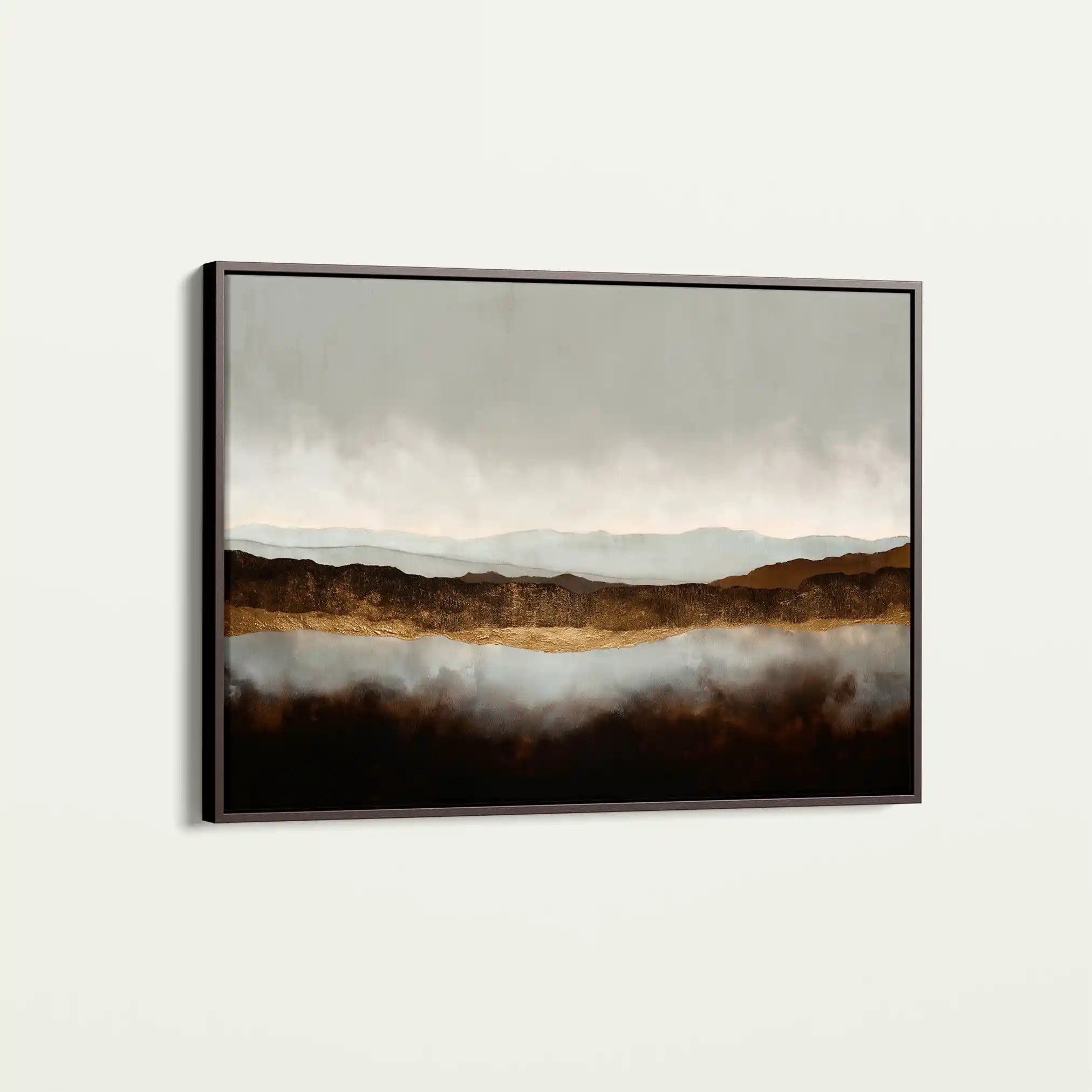 Abstract 1597 Canvas Art 60 x 40 cm / Black